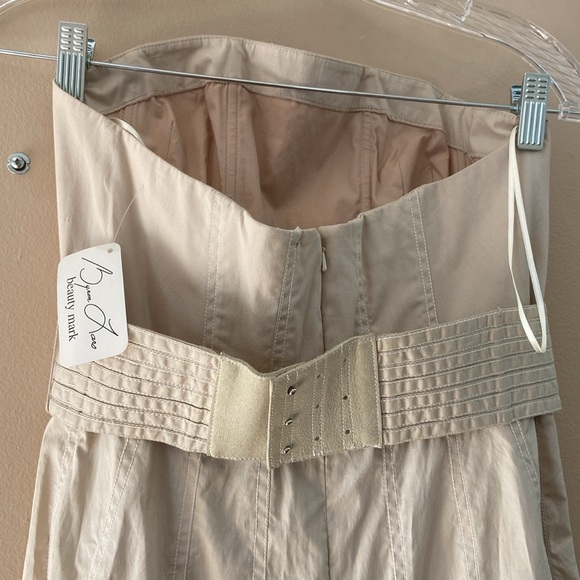 Byron Lars Strapless Belted Midi Dress - Picture 8 of 10